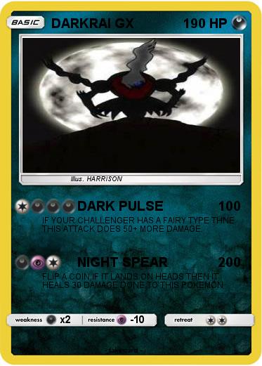 Pokemon DARKRAI GX