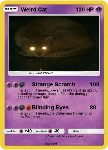 Pokemon Weird Cat