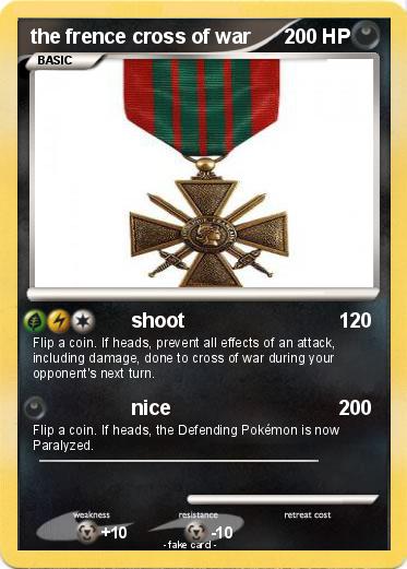 Pokemon the frence cross of war