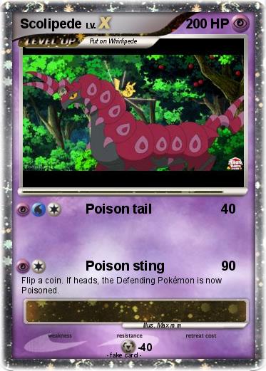 Pokemon Scolipede