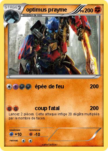 Pokemon optimus prayme