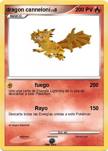 Pokemon dragon canneloni