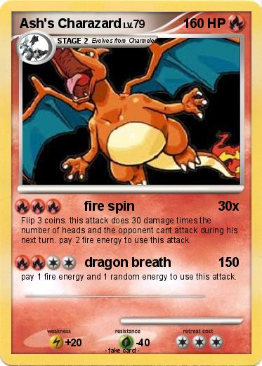 Pokemon Ash's Charazard
