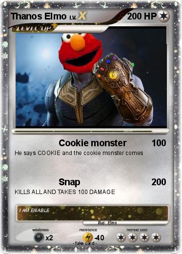 Pokemon Thanos Elmo