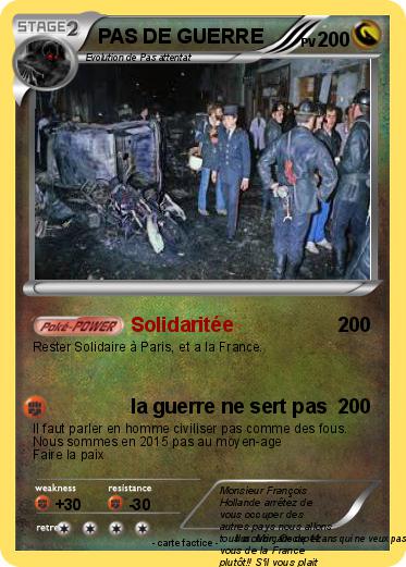 Pokemon PAS DE GUERRE