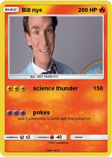 Pokemon Bill nye