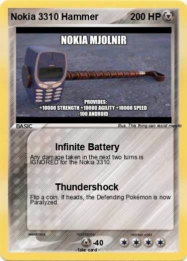 Pokemon Nokia 3310 Hammer