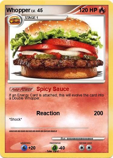 Pokemon Whopper