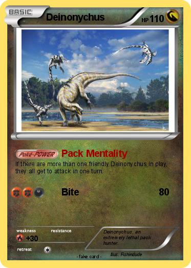 Pokemon Deinonychus
