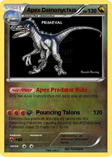 Pokemon Apex Deinonychus