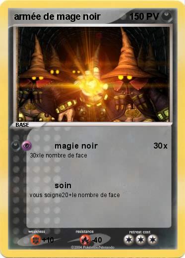 Pokemon armée de mage noir