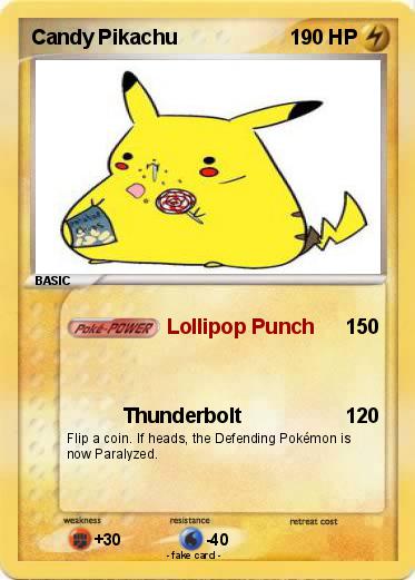 Pokemon Candy Pikachu