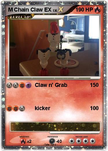 Pokemon M Chain Claw EX