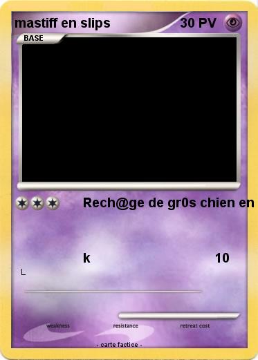 Pokemon mastiff en slips