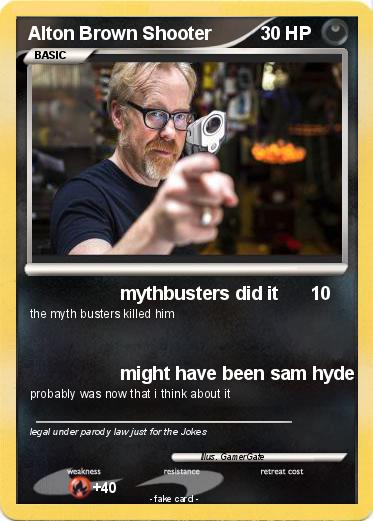 Pokemon Alton Brown Shooter