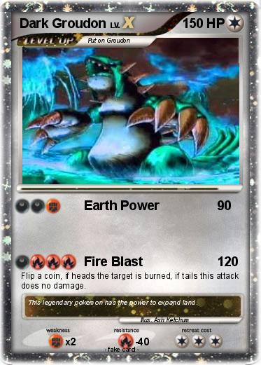 Pokemon Dark Groudon