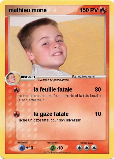 Pokemon mathieu moné
