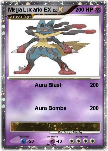 Pokemon Mega Lucario EX