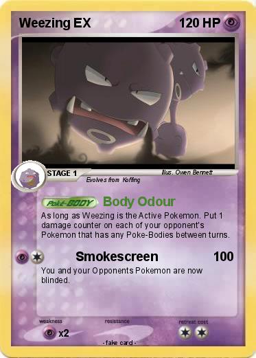 Pokemon Weezing EX