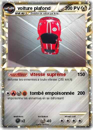 Pokemon voiture plafond