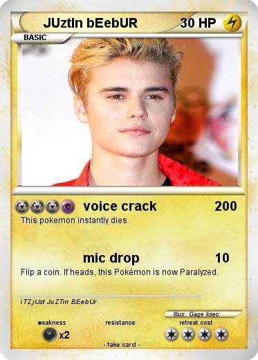 Pokemon JUztIn bEebUR