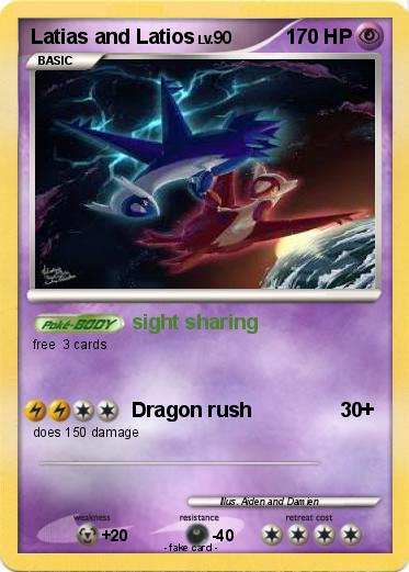 Pokemon Latias and Latios
