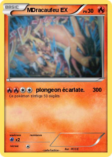 Pokemon MDracaufeu EX