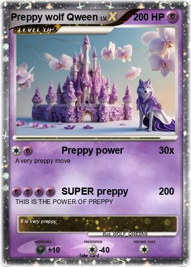 Pokemon Preppy wolf Qween