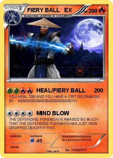 Pokemon FIERY BALL   EX