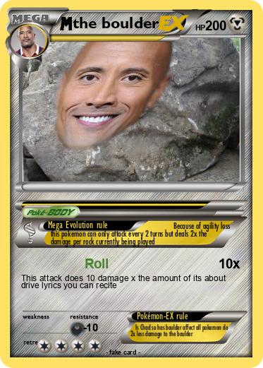 Pokemon the boulder