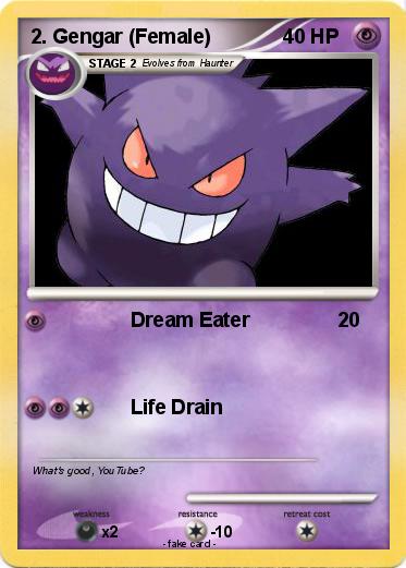 Pokemon 2. Gengar (Female)