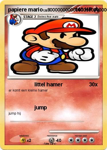 Pokemon papiere mario