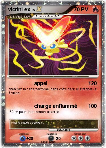 Pokemon victini ex