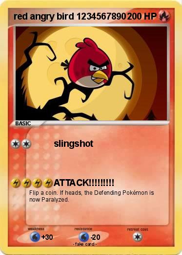 Pokemon red angry bird 1234567890