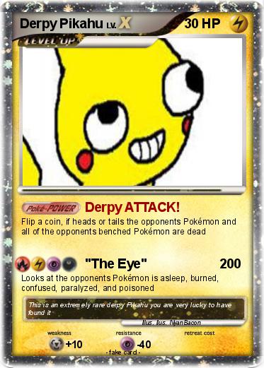 Pokemon Derpy Pikahu