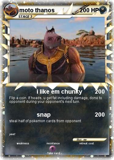 Pokemon moto thanos