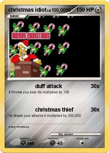 Pokemon christmas idiot