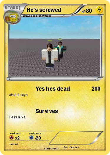 Pokemon He's screwed