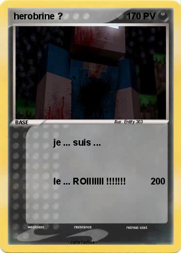 Pokemon herobrine ?