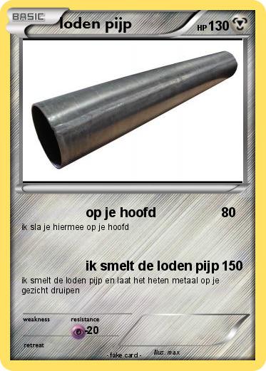 Pokemon loden pijp