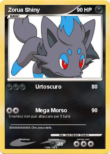 Pokemon Zorua Shiny