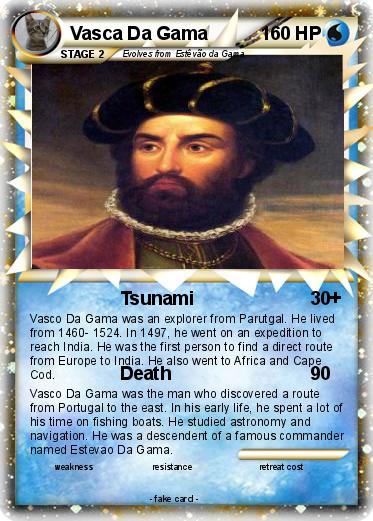 Pokemon Vasca Da Gama