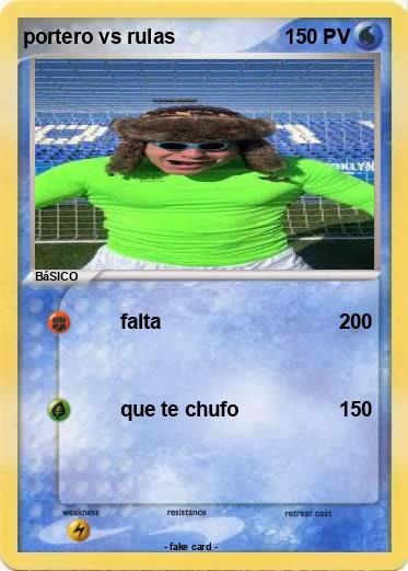 Pokemon portero vs rulas