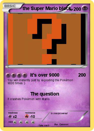 Pokemon the Super Mario block