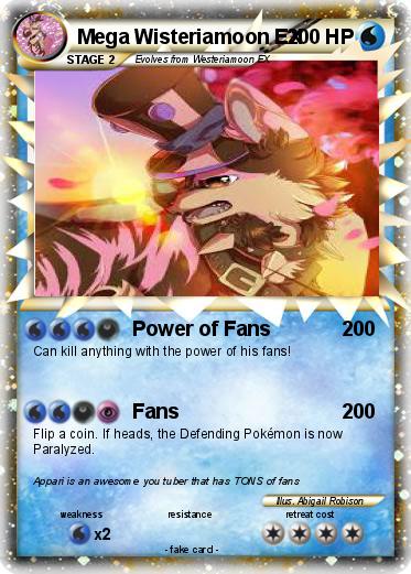 Pokemon Mega Wisteriamoon EX