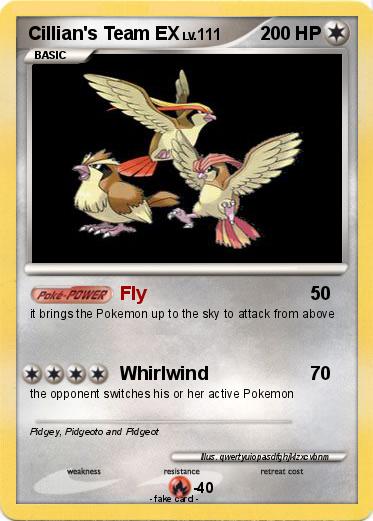 Pokemon Cillian's Team EX