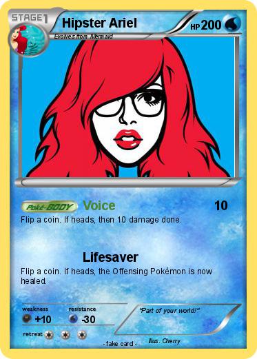 Pokemon Hipster Ariel