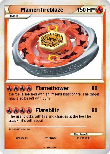 Pokemon Flamen fireblaze
