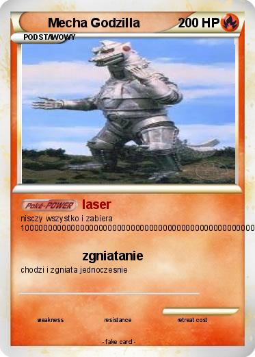 Pokemon Mecha Godzilla