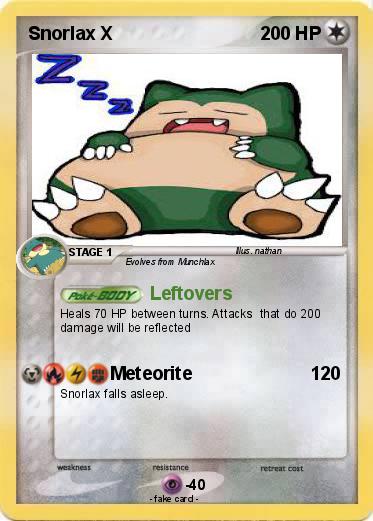 Pokemon Snorlax X